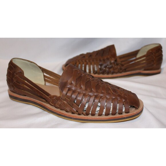 Nisolo‎ Leather Sandal Huarache Men\'s BROWN NEW MSRP $150 main image 7